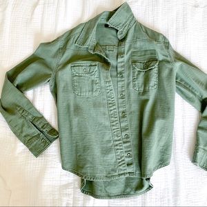 Urban Outfitters Green Denim Jacket